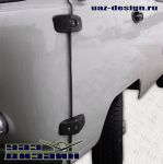 Накладки дверных петель УАЗ 452 Буханка (к-т 10 шт)