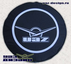 Купить Чехол запасного колеса с эмблемой UAZ (в/кожа) в интернет магазине в Ульяновске