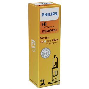 Купить Автолампа H1 12V 55W Philips +30% Vision в интернет магазине в Ульяновске 