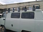 Багажник УАЗ 452 «Снайпер» корзина (12 съемных листовых опор)