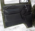 Обивка дверей передних УАЗ 452, Буханка (пластик) с карманом